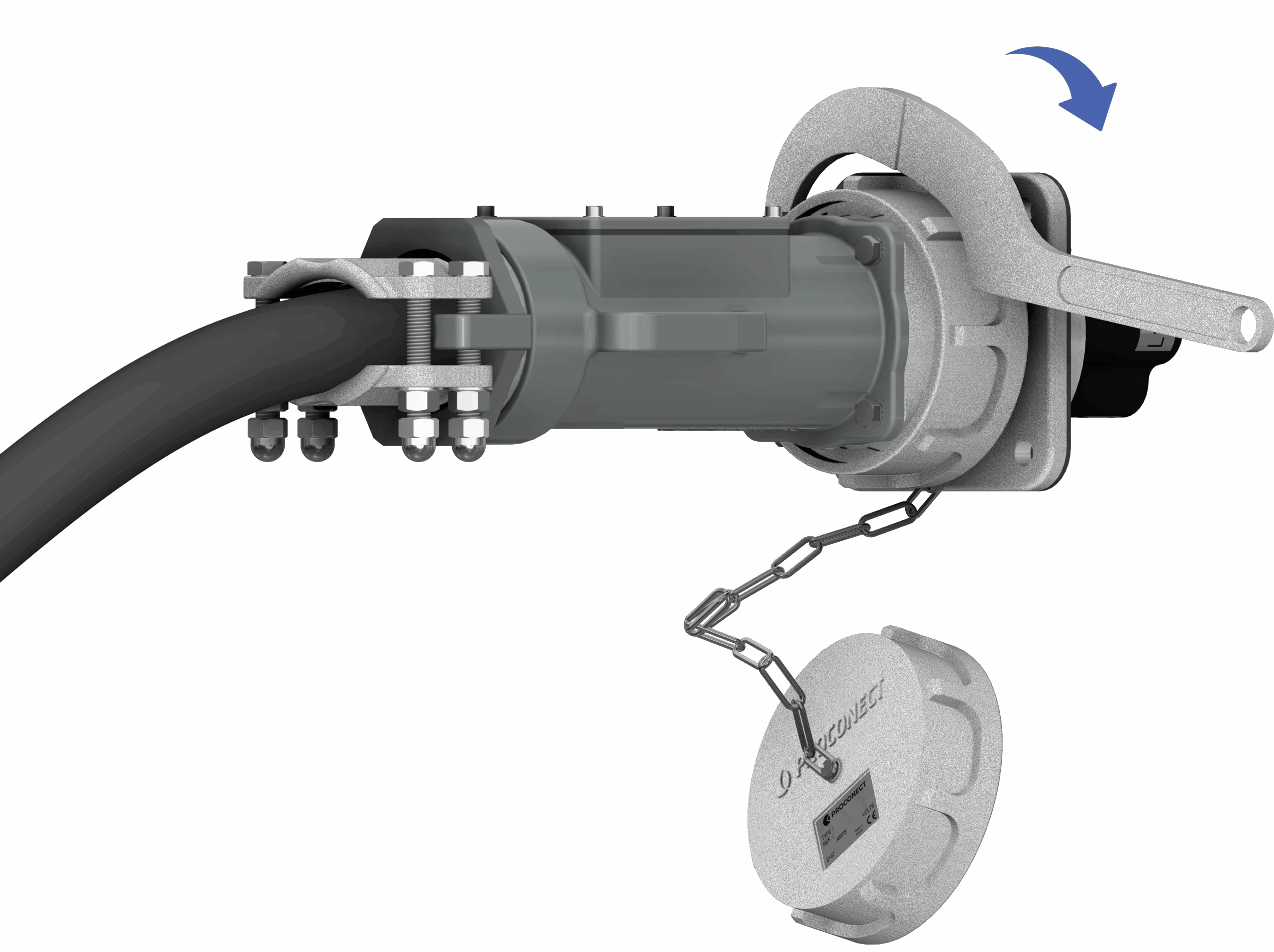 3PV hinged hook