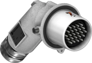 3PX3 - 24 poles plug + cable gland