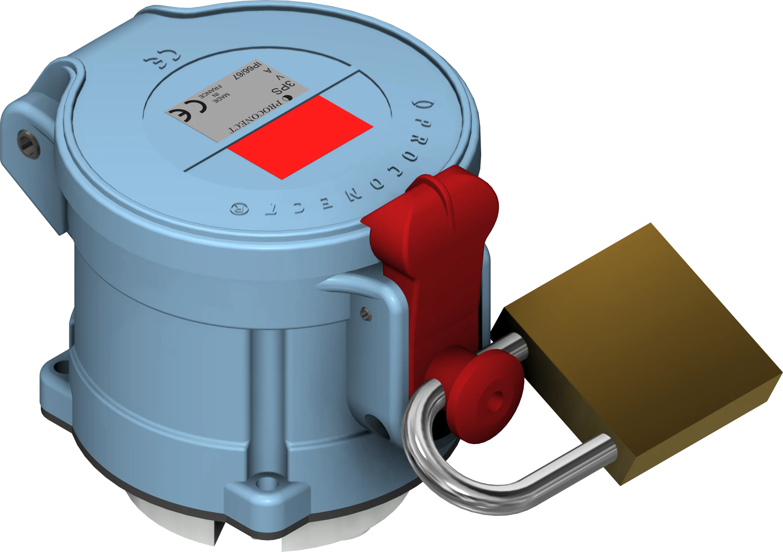 3PS32 padlocking latch