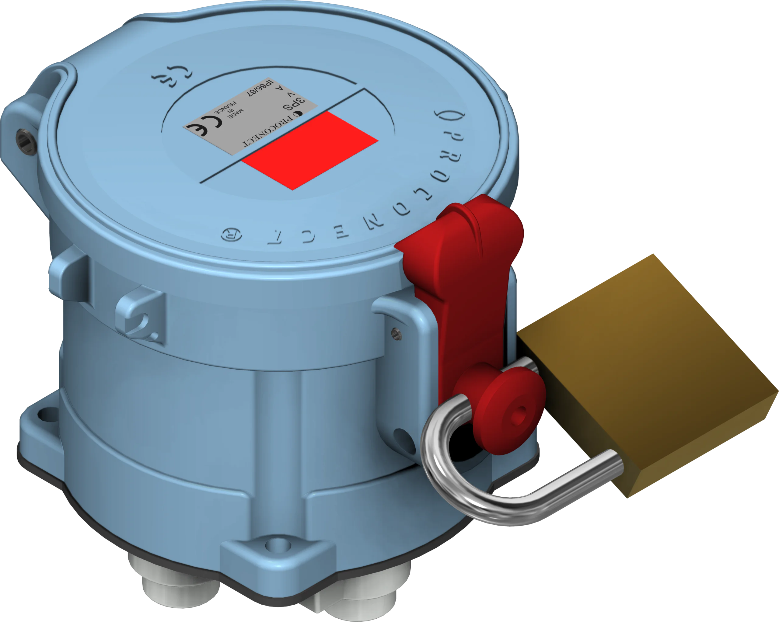 3PS63 padlocking latch