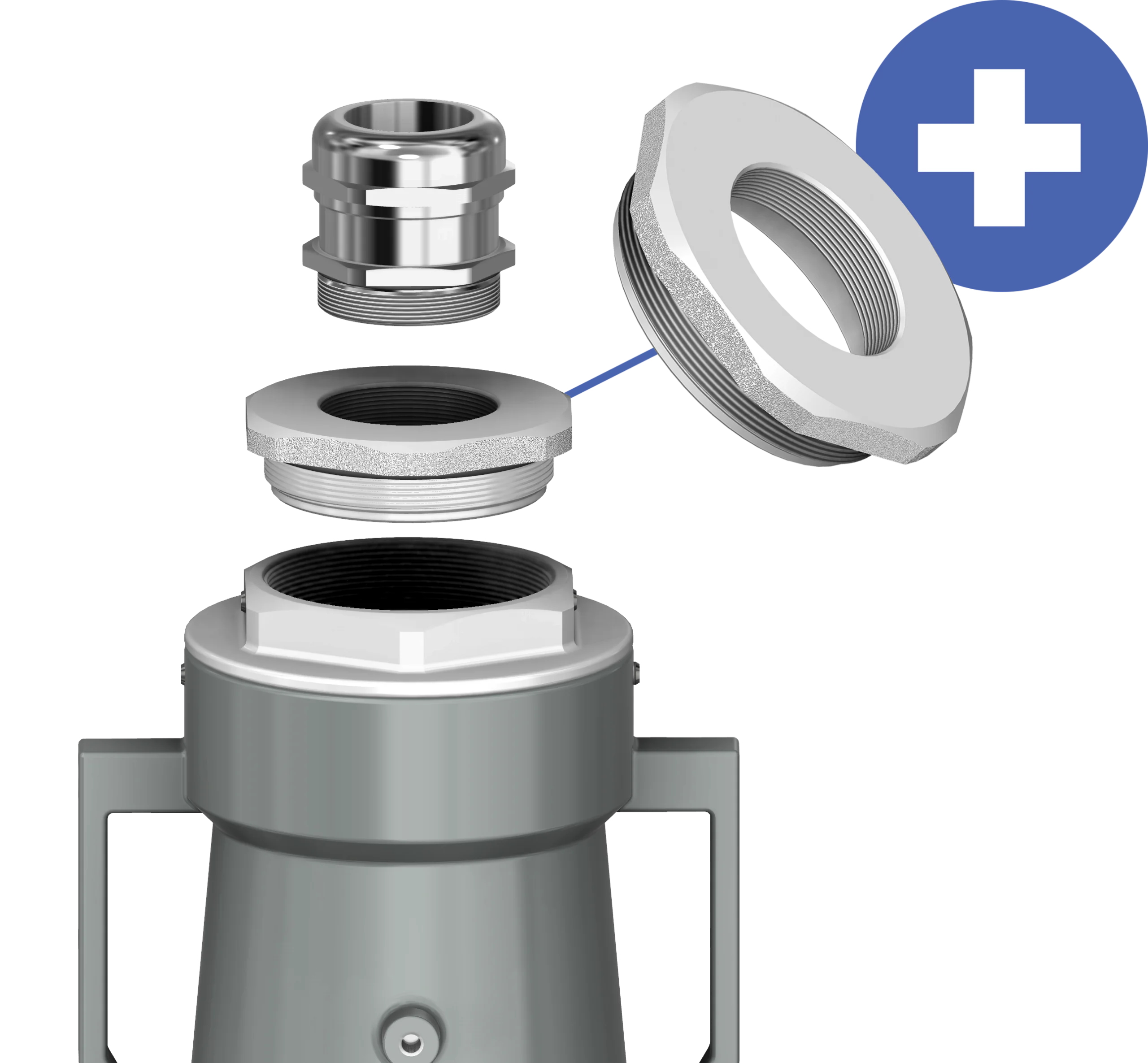 3PX6 - 3PV6 M63 adaptor