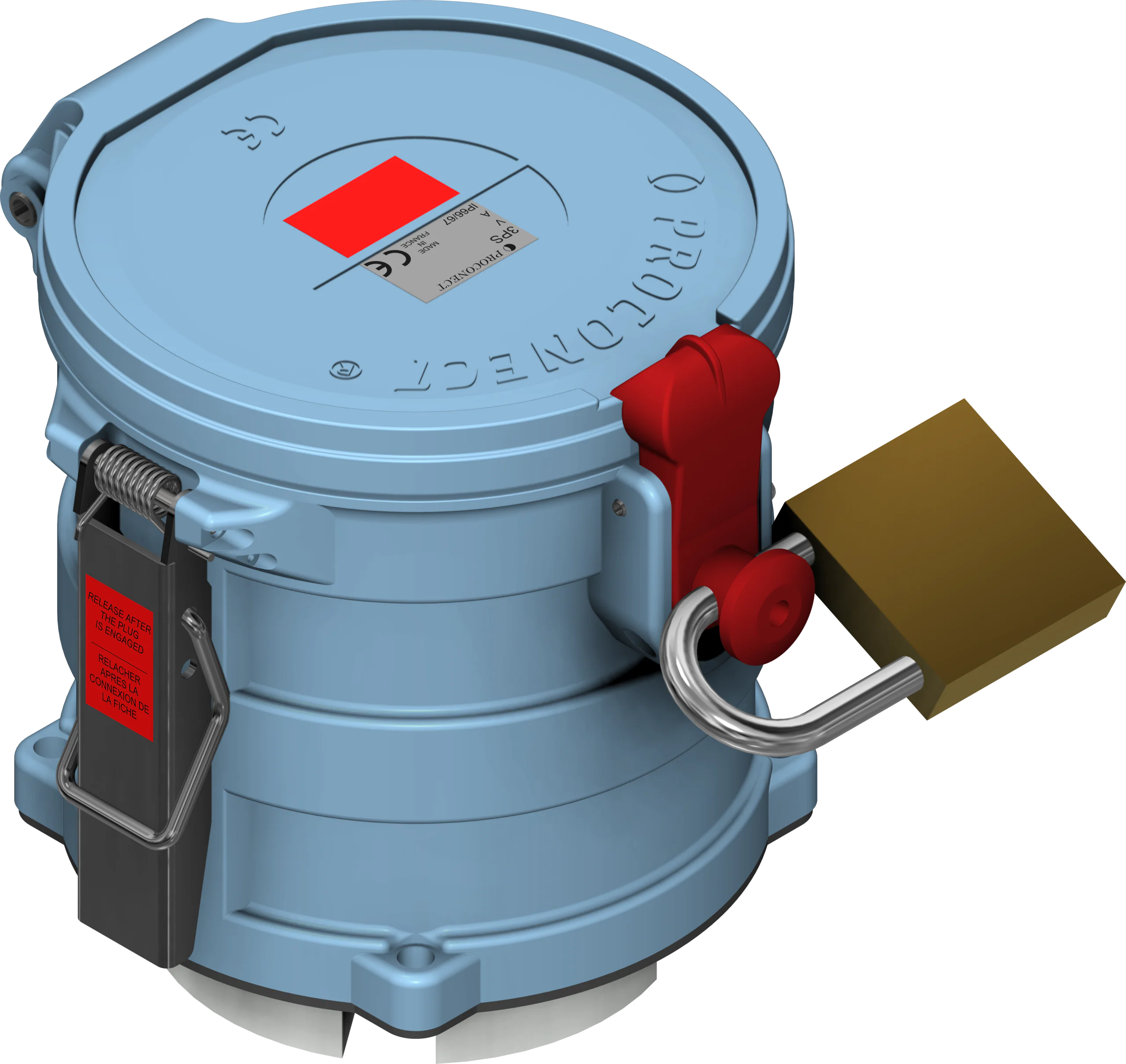 3PS125 padlocking latch